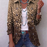 Sienna | Leopard Print Ruffled Jacket
