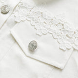 Willow | Lace Panel Detail Jacket