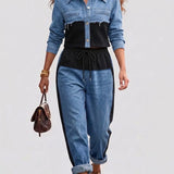 Elena | Colourblock Jacket and Pants