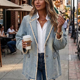 Matilda | Oversized Raw Edge Blazer