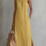 Amelia | Sleeveless Lace Midi Dress
