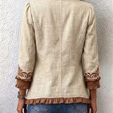 Josephine | Bohemian Floral Ruffle Jacket