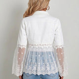 Willow | Lace Panel Detail Jacket
