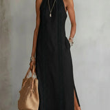 Amelia | Sleeveless Lace Midi Dress