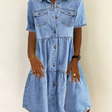 Rachel | Casual Elegant Denim Dress