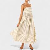 Emma | Long Striped Dress