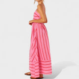 Emma | Long Striped Dress