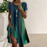 Ava | Relaxed Boho Gradient Dress