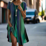 Ava | Relaxed Boho Gradient Dress